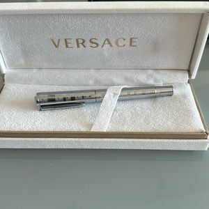 Versace silver roller pen